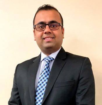 Portrait of Jay Gosai, Associate.